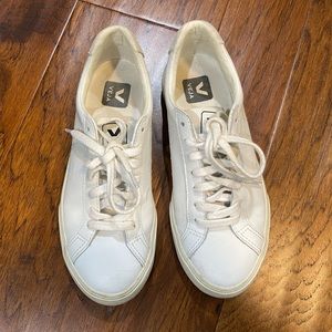 Veja white tennis shoes